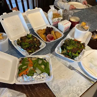 Family meal + additional entree