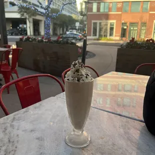 Chocolate milkshake