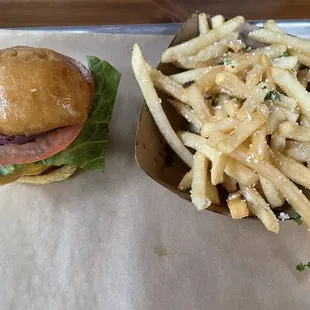 CHB Junior with Truffle Fries