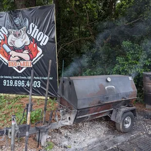 So are they smoking the chicken or the brisket?