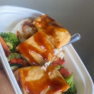 Crispy Fried Organic Tofu