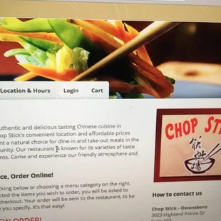 Now you can order and pay online!