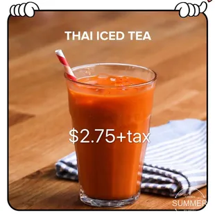 Thai iced tea