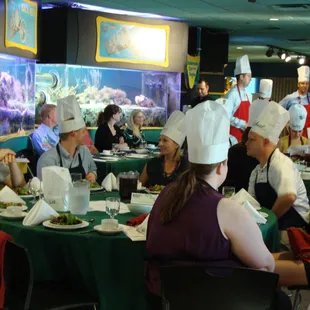 United bank team building at the science center