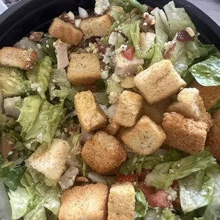 Turkey Cobb Chop with added avocado