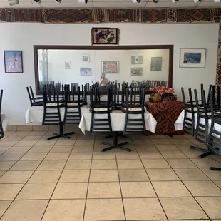 the dining room