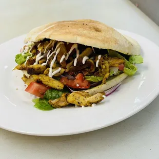 Shawarma sandwich
