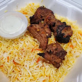 Lamb Kabob Plate