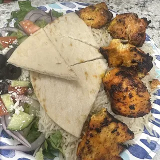 Chicken Kabob Plate
