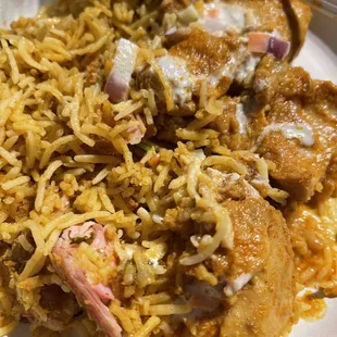 Curry Chicken and Chicken Biyani