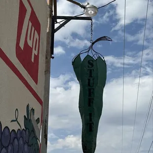Stuff It Chile Pepper sign