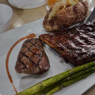 Sirloin and ribs