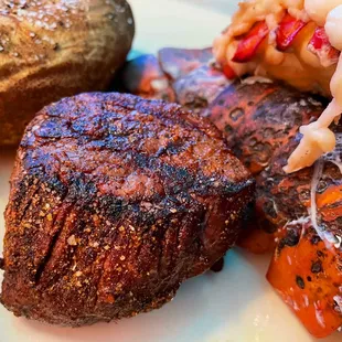 Filet Mignon with Lobster Tail