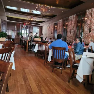the dining room of a restaurant
