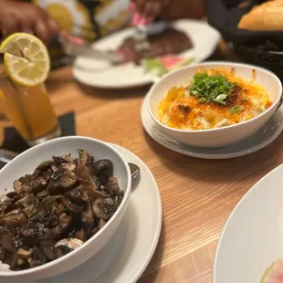 Mushrooms &amp; Scalloped potatoes