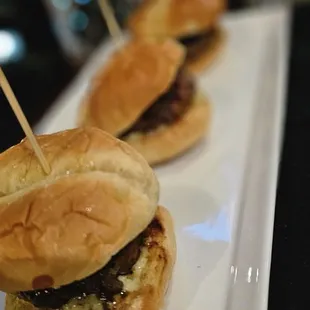Fantastic beef sliders!