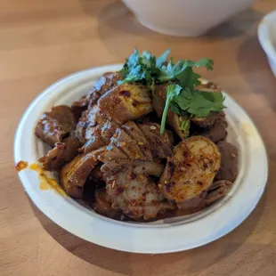 Braised intestines