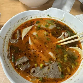 A4.Sichuan Pepper Beef Noodle Soup