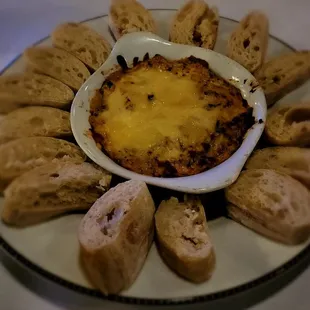 Crab dip appetizer
