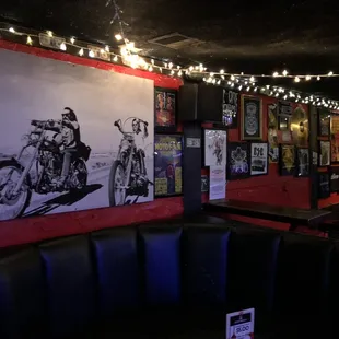 a black and white photo of a motorcycle