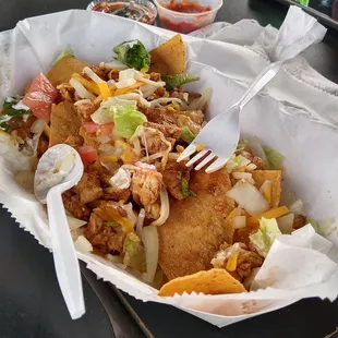 Chicken nachos