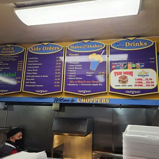 2nd half of Menu