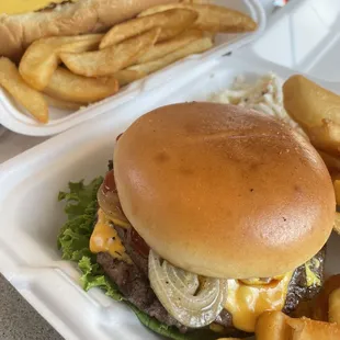 The Chop Pak &amp; Chili Cheese Dog with French Fries