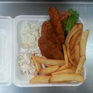 English Style Fish and Chips