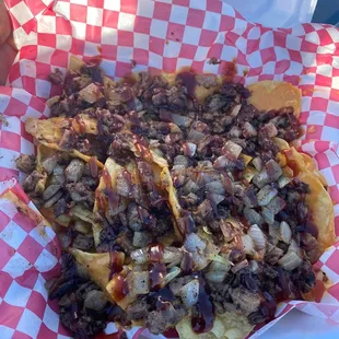 Brisket nachos