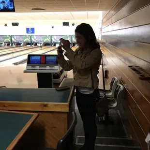 Bowling with the fam