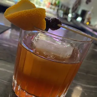 Smoked Old Fashioned.