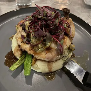 Airline stuffed chicken