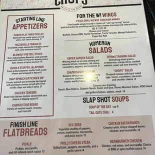 Menu as of 12/12/23