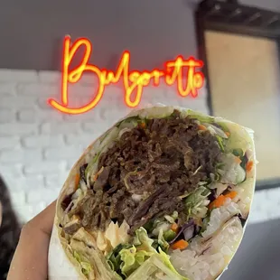 Bulgogi burrito