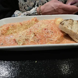 Seafood Manicotti