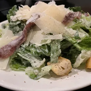 Caesar Salad with anchovies