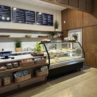 the interior of a restaurant