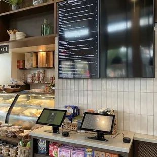 a display of food in a store