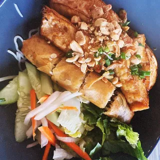 Grilled Tofu and Spring Roll