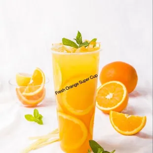 Fresh orange super cup