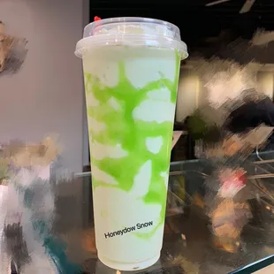 Honeydew slush