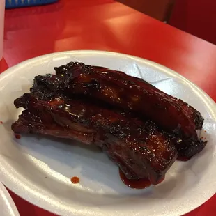 BBQ ribs (a small order!)