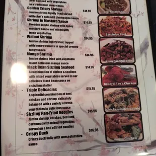 menu, sushi and sashimi