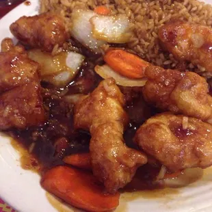 General Tao (partially eaten- oops so good I dug in right away!)