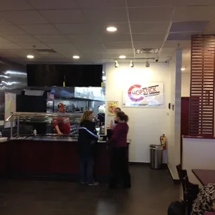 customers waiting for their order