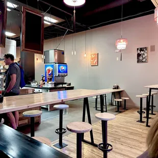 sushi and sashimi, interior