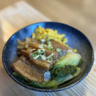 Steamed Rice with Pork Belly