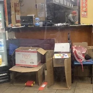 a view of a store front