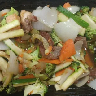 $12.99 for beef &amp; shrimp. Can you find the beef &amp; shrimp?