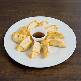 Warm and inviting fried dumplings.